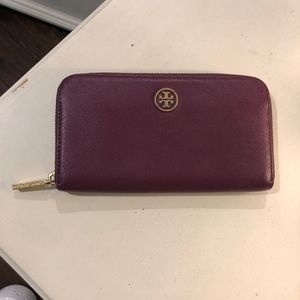 Tory Burch Burgundy Wallet